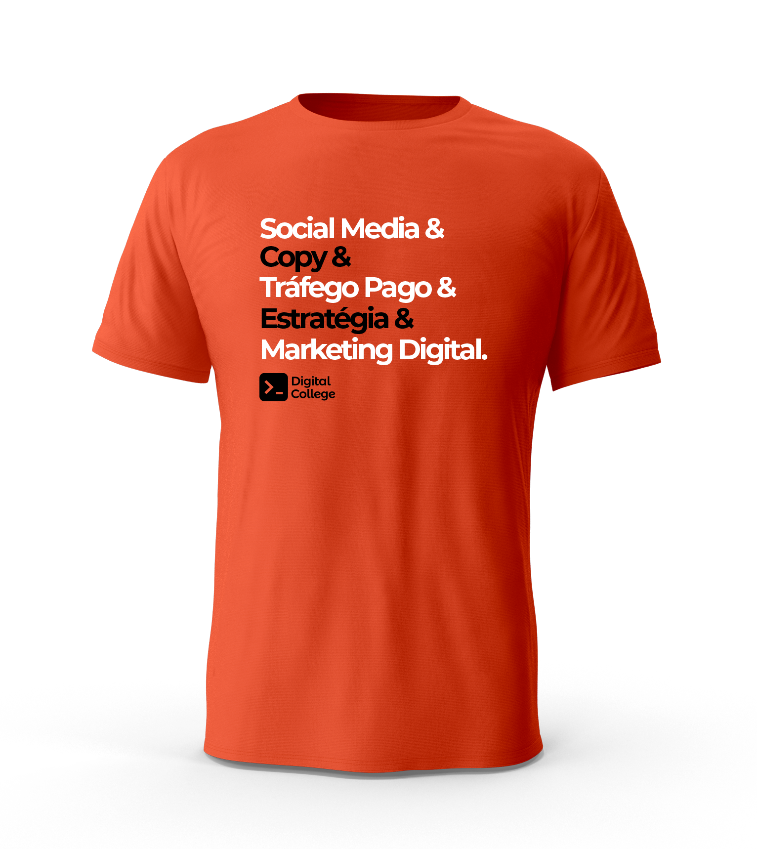 Camisa - Marketing Digital (Laranja)