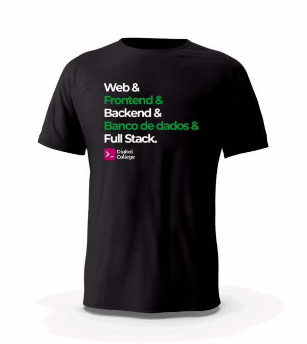 Camisa - Full Stack (Preta)