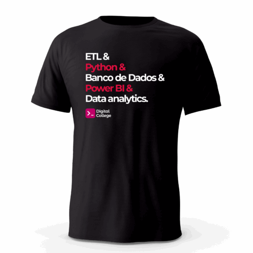 Camisa - Data Analytics (Preta)