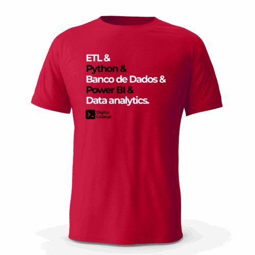 Camisa - Data Analytics (Vermelha)